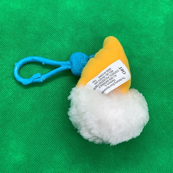 Happy Keychain-Backpack Clip From Snow White & The Seven Dwarfs Mcdonalds - Picture 2 of 2